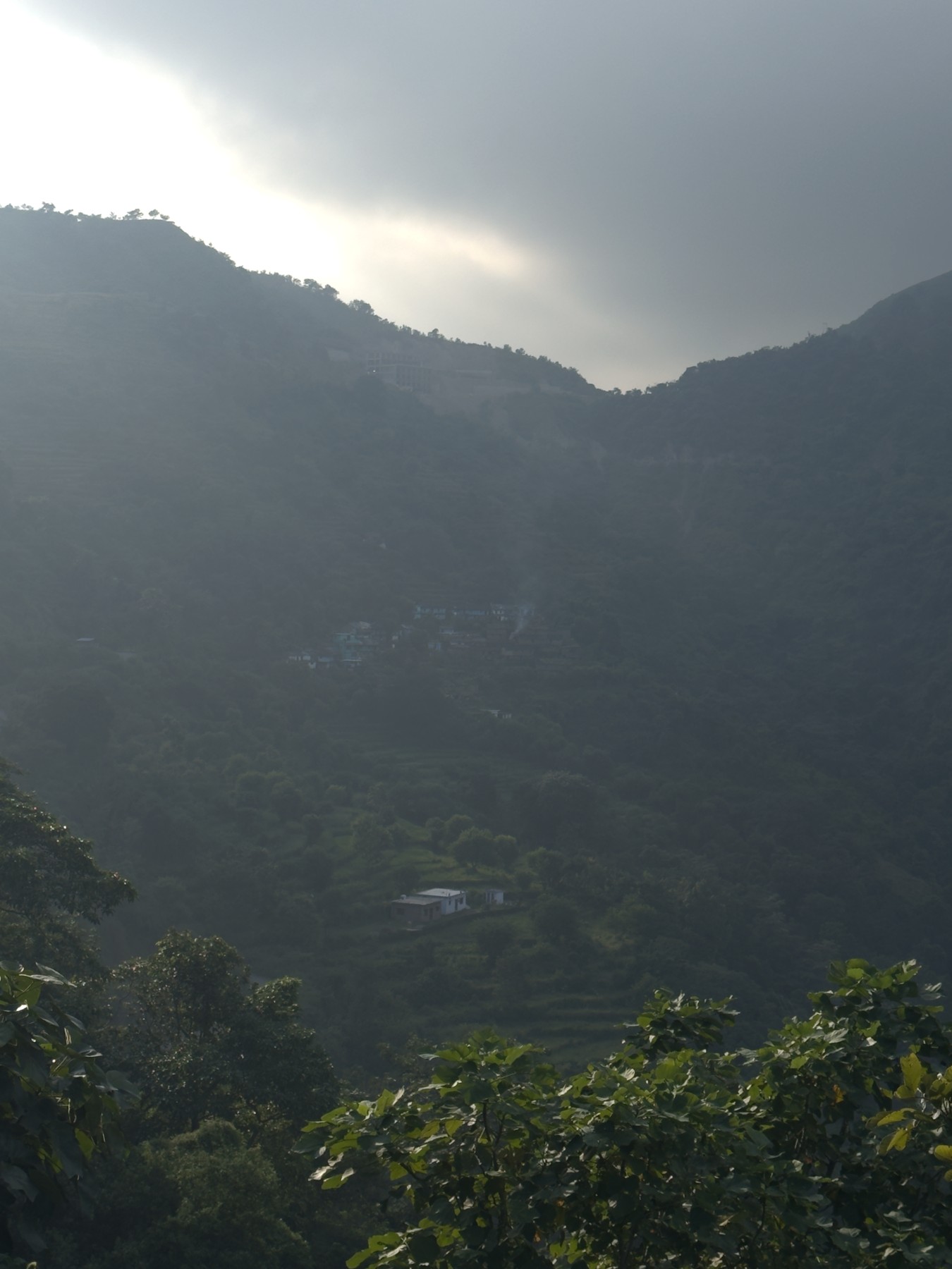 Misty valley photograph supplied by the client