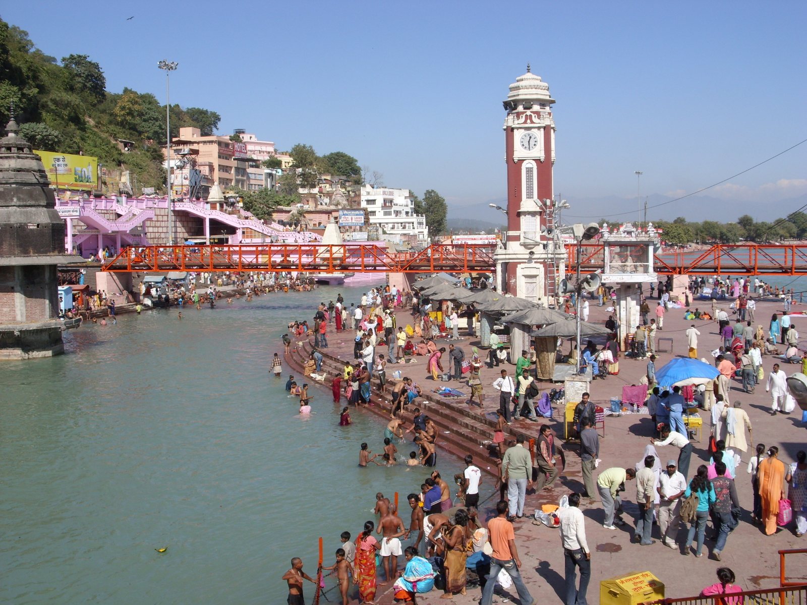 Har Ki Pauri and the Ganga riverfront in Haridwar, Uttarakhand