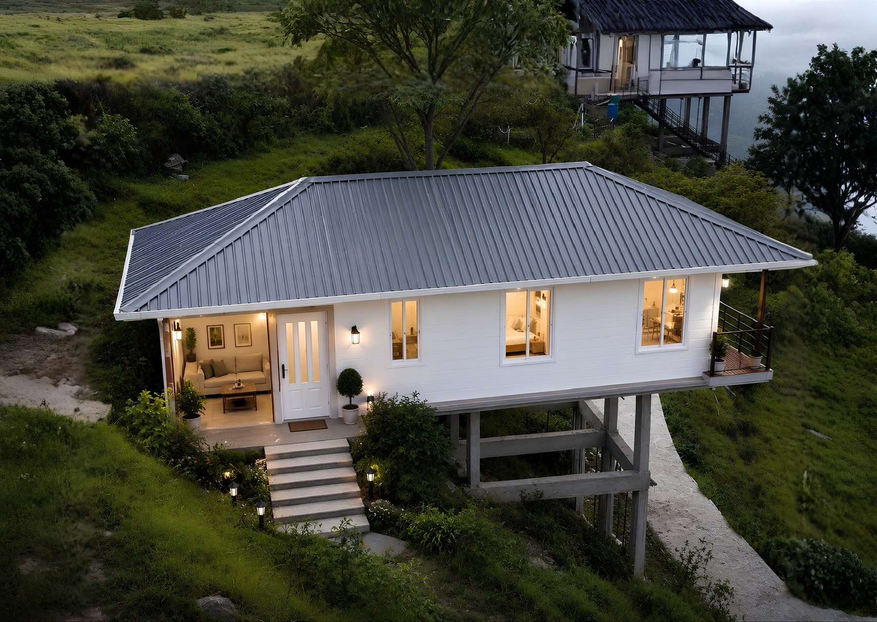Villa in the hills shown in the client-supplied Terra Veda material